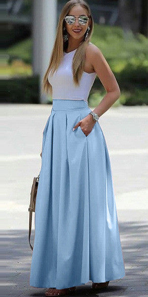 Artisio | Women Pleated Long Skirt