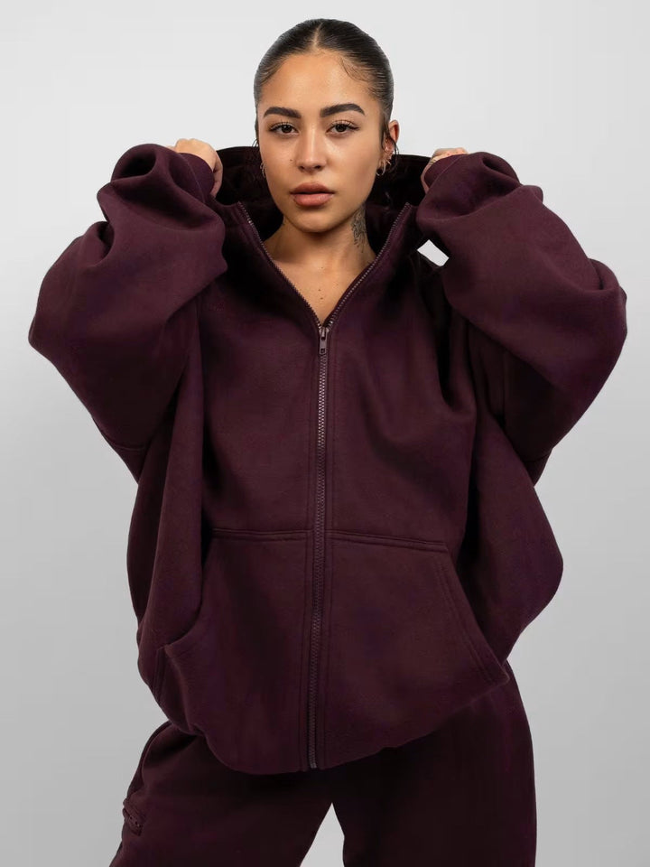 Artisio | Women Plush Feel Hoodie Set