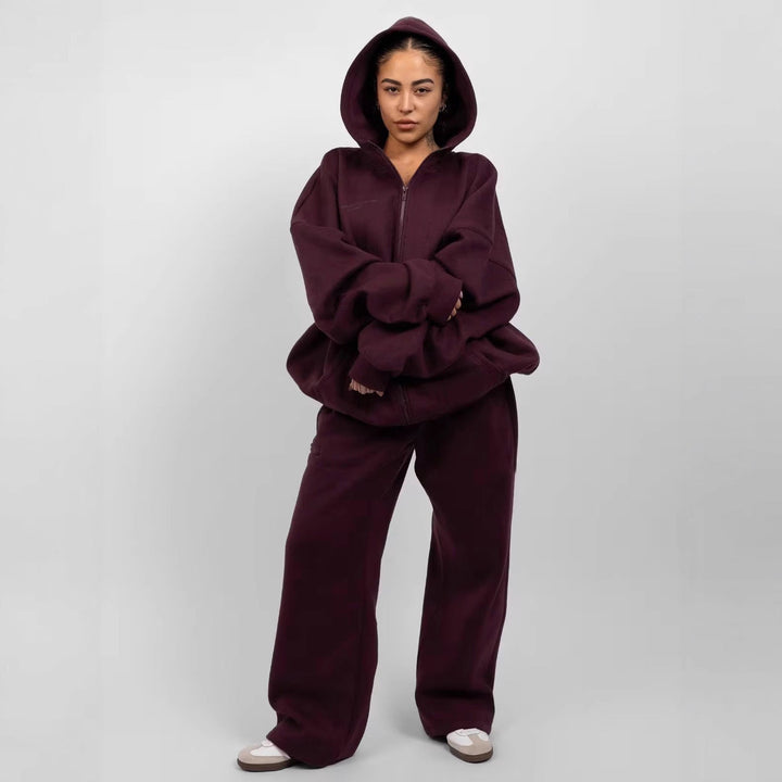 Artisio | Women Plush Feel Hoodie Set