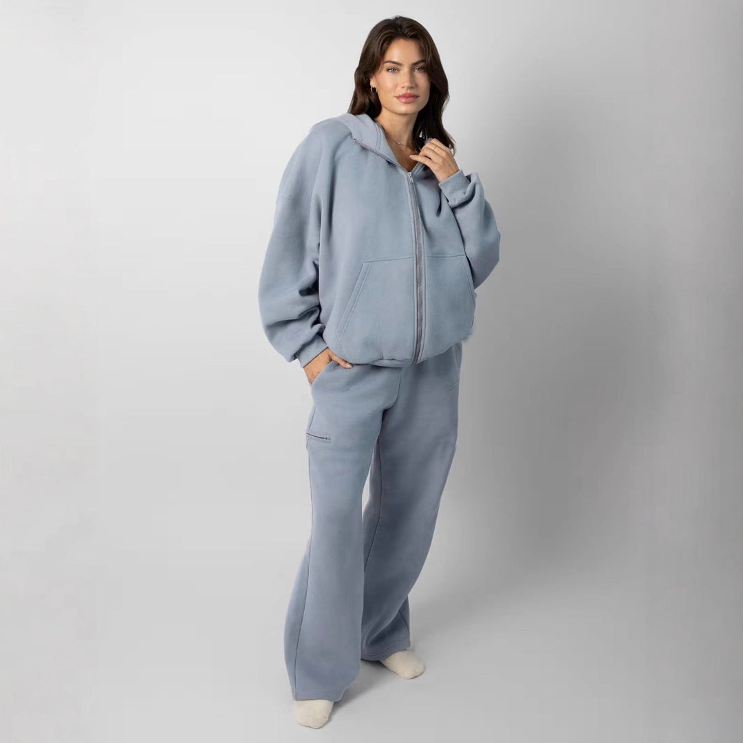Artisio | Women Plush Feel Hoodie Set