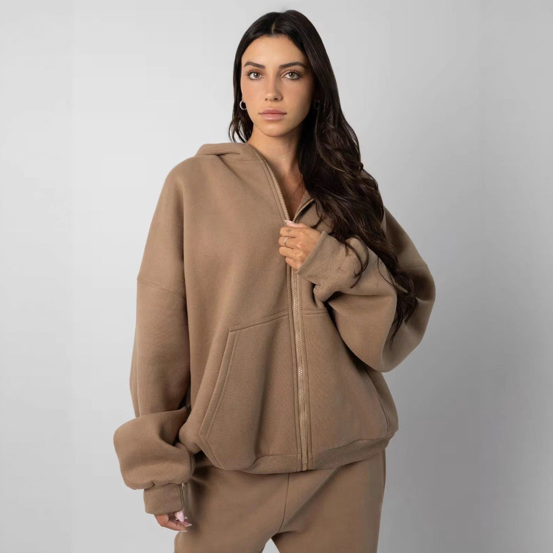 Artisio | Women Plush Feel Hoodie Set