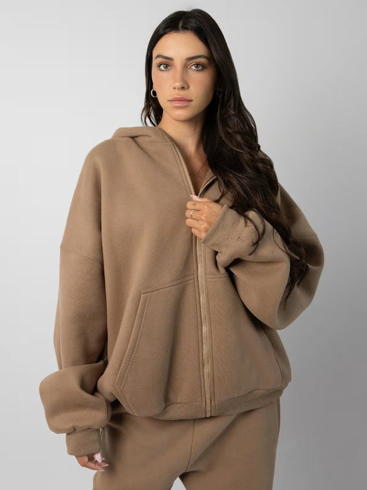 Artisio | Women Plush Feel Hoodie Set