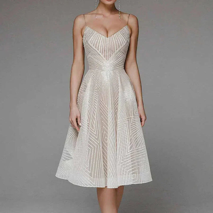 Artisio | Women Radiant Line Midi Dress