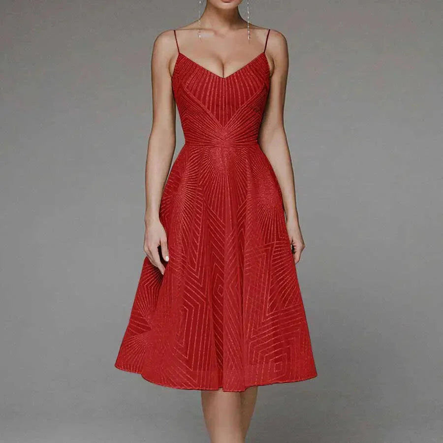 Artisio | Women Radiant Line Midi Dress