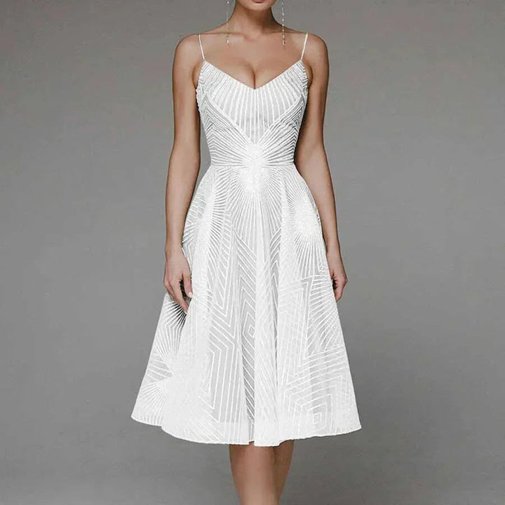 Artisio | Women Radiant Line Midi Dress