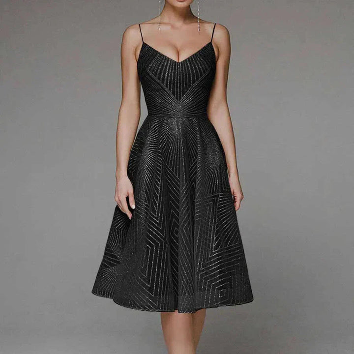 Artisio | Women Radiant Line Midi Dress