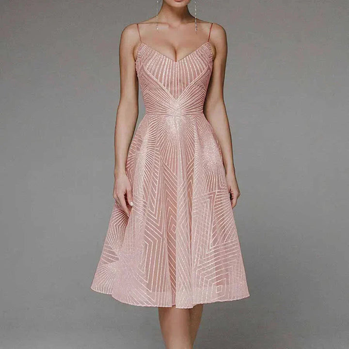 Artisio | Women Radiant Line Midi Dress