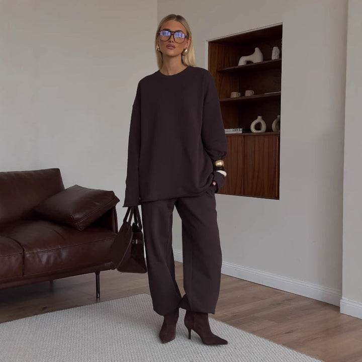 Artisio | Women Ribbed Knit Lounge Set