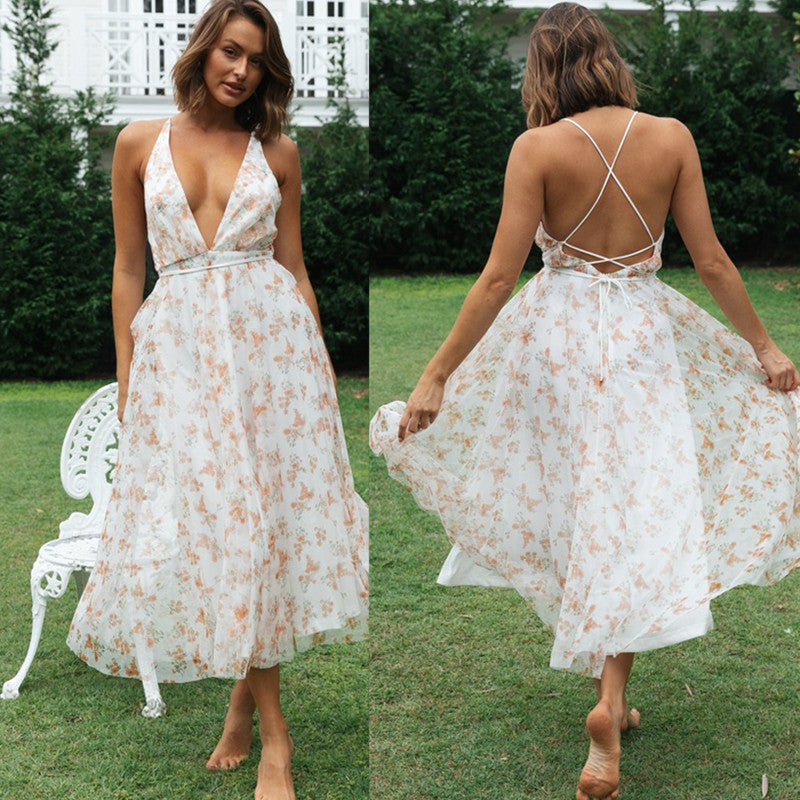 Artisio | Women Romantic Floral Maxi Dress