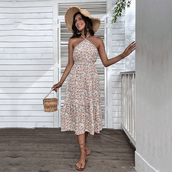 Artisio | Women Romantic Floral Midi Dress