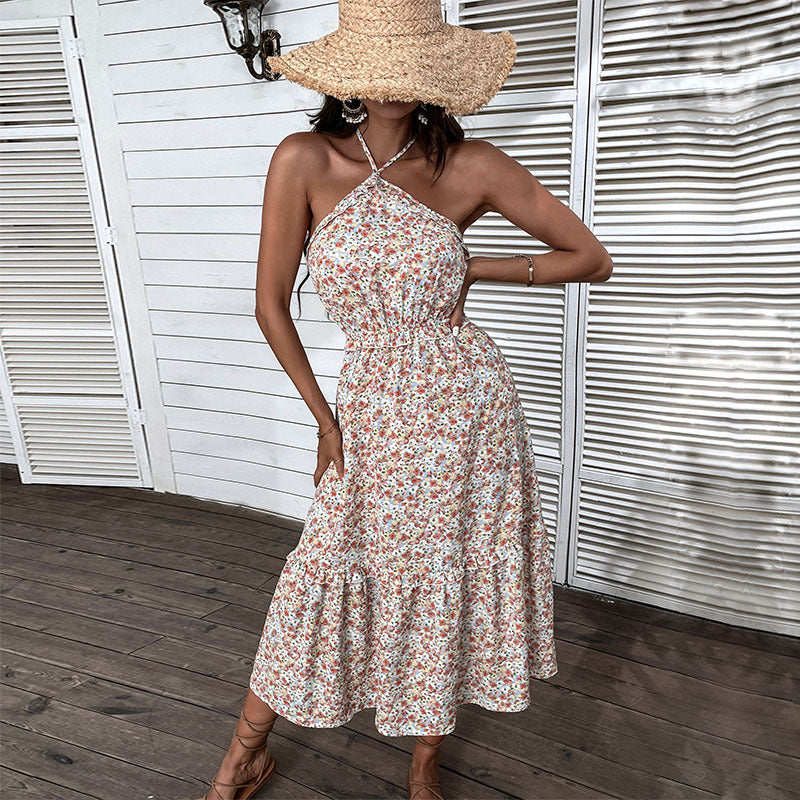 Artisio | Women Romantic Floral Midi Dress