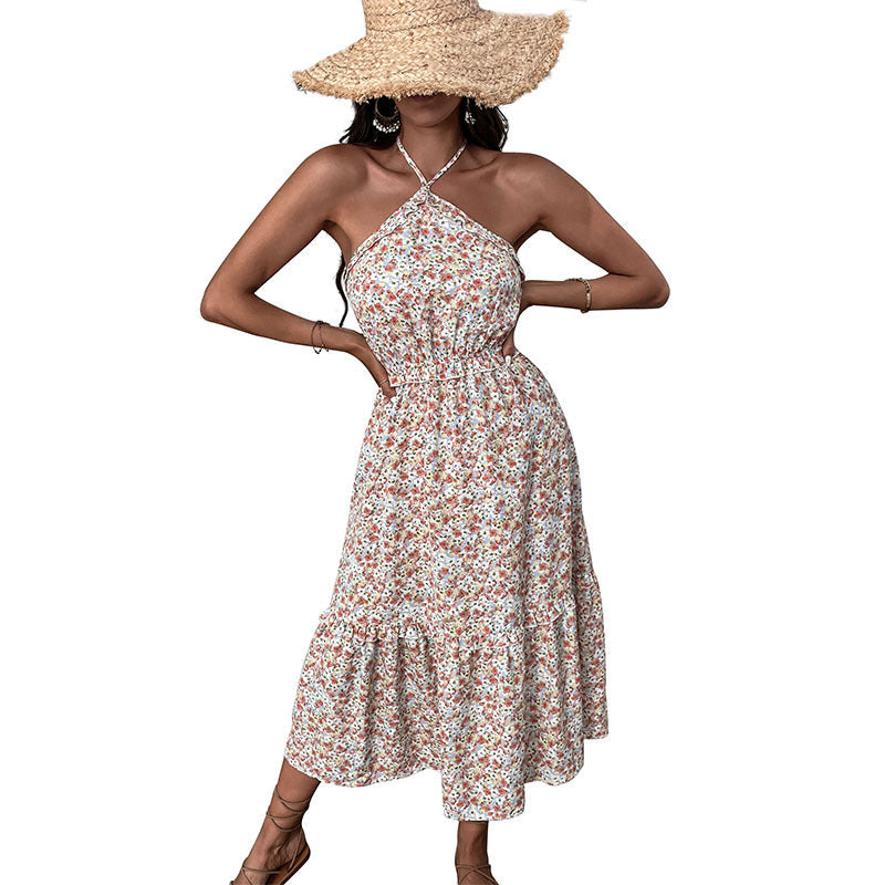 Artisio | Women Romantic Floral Midi Dress