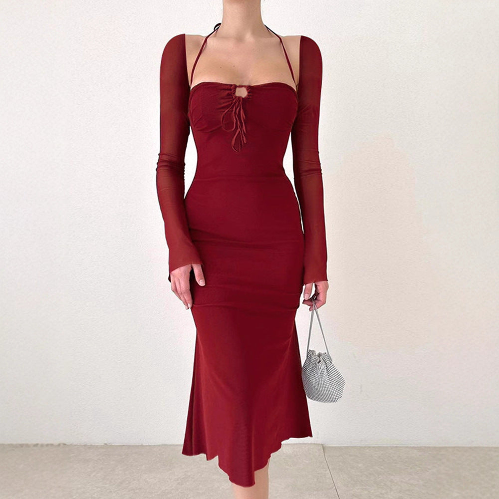 Artisio | Women Ruched Bust Midi Dress