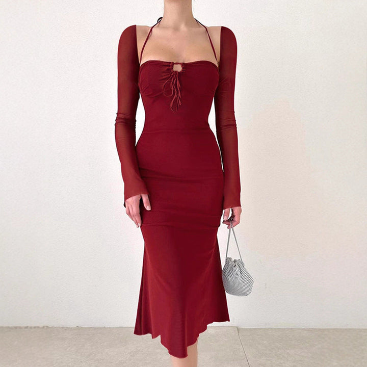 Artisio | Women Ruched Bust Midi Dress