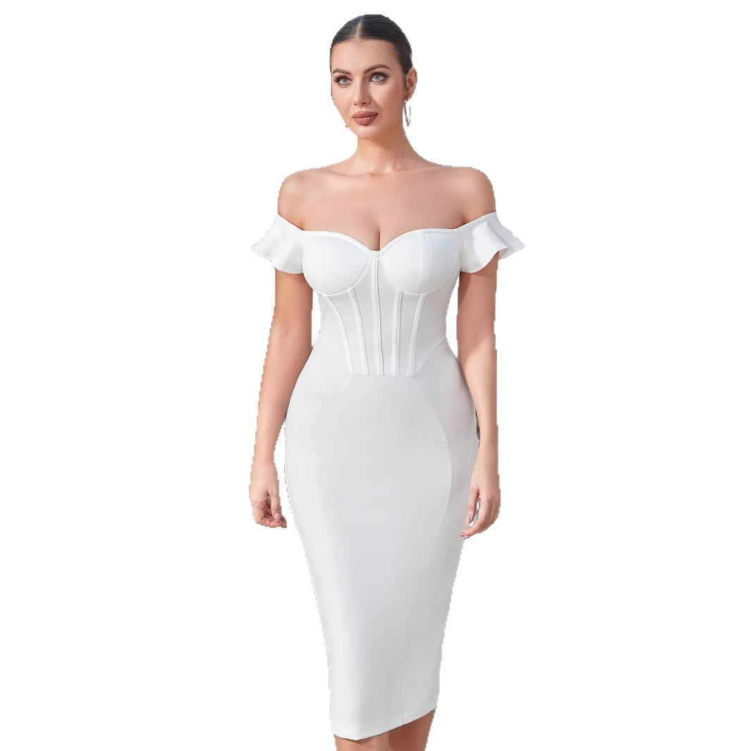 Artisio | Women Sleek Corset Midi Dress