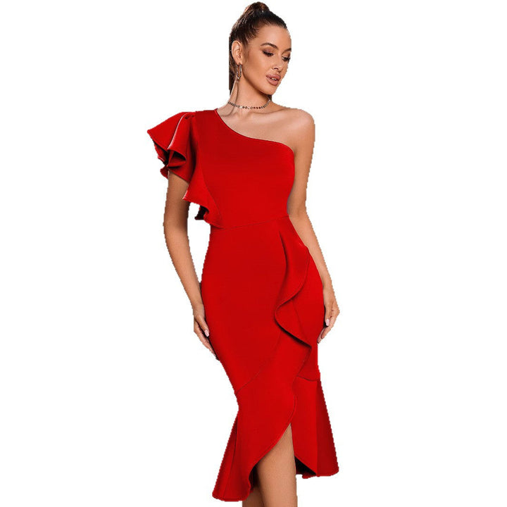 Artisio | Women Sleek One Shoulder Dress