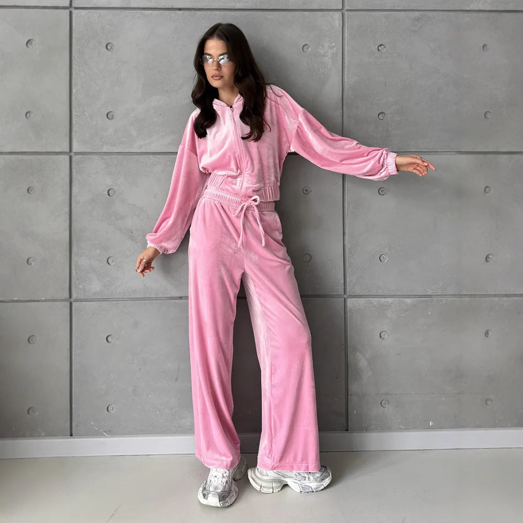 Artisio | Women Sleek Velvet Co Ord