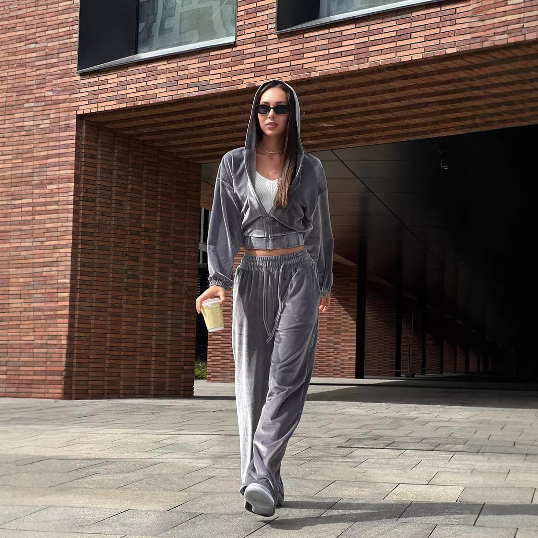 Artisio | Women Sleek Velvet Co Ord