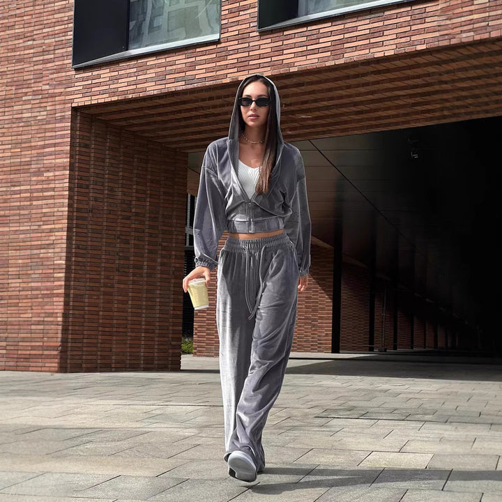Artisio | Women Sleek Velvet Co Ord