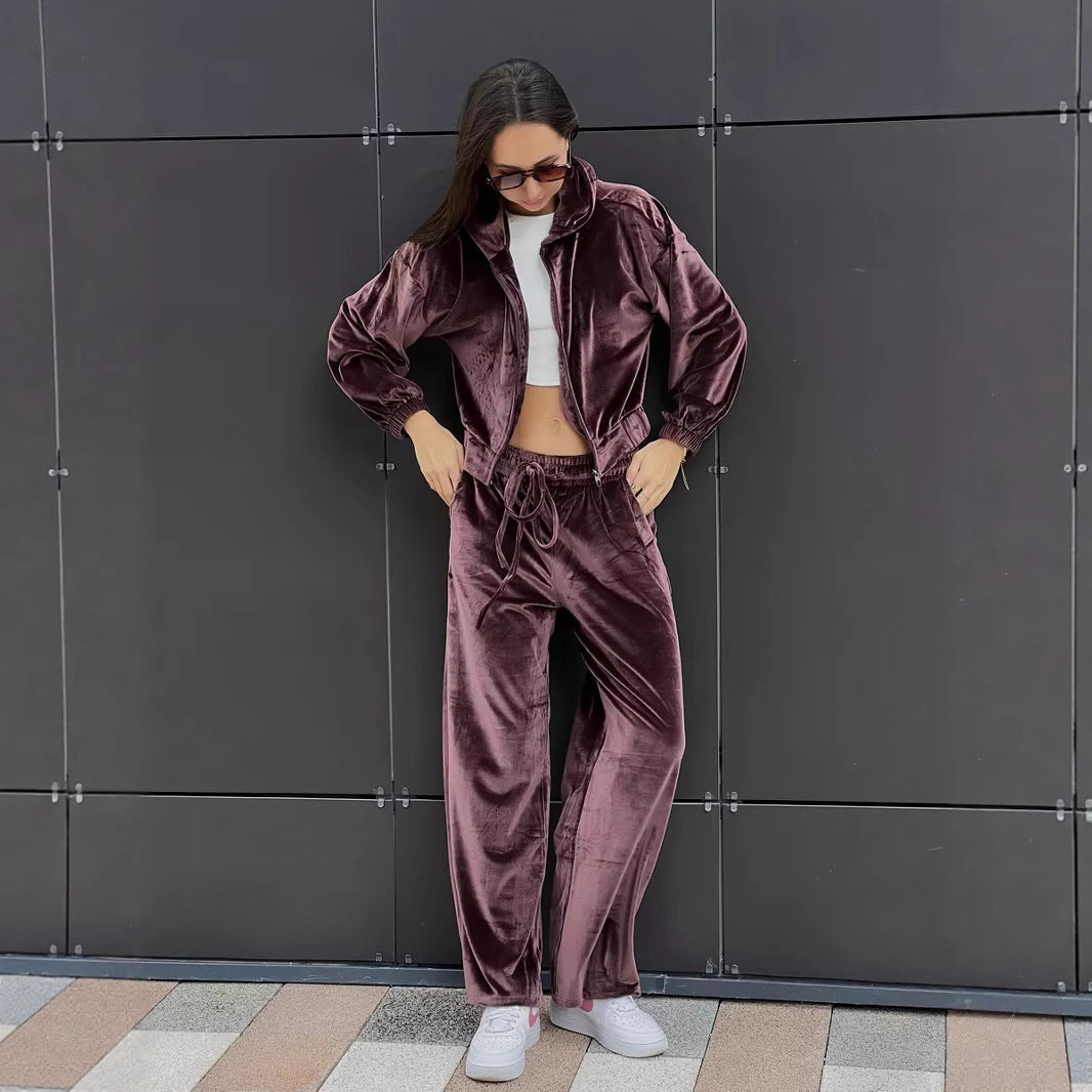 Artisio | Women Sleek Velvet Co Ord