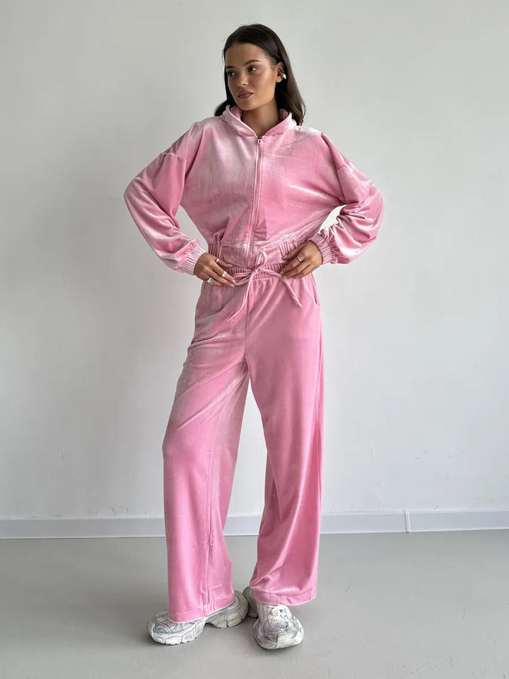 Artisio | Women Sleek Velvet Co Ord