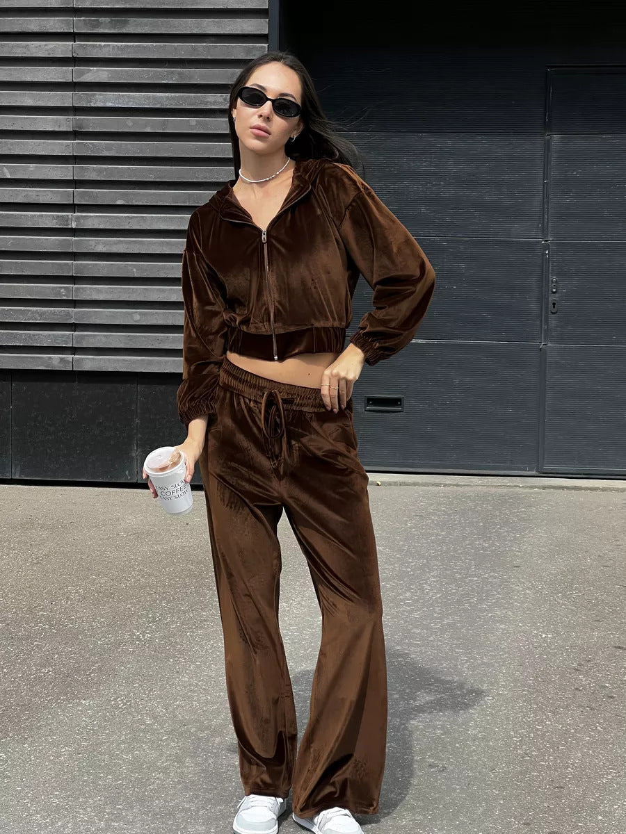Artisio | Women Sleek Velvet Co Ord