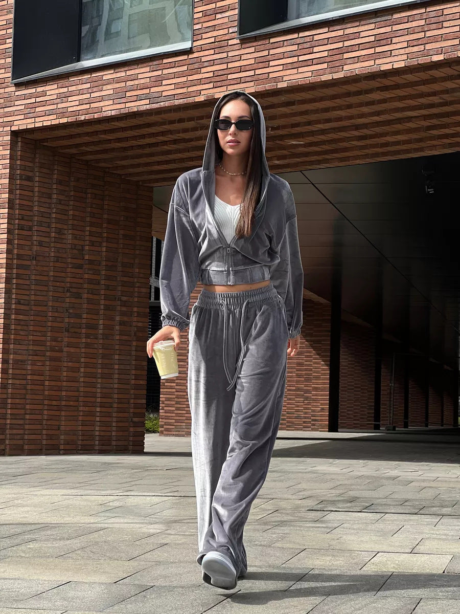 Artisio | Women Sleek Velvet Co Ord