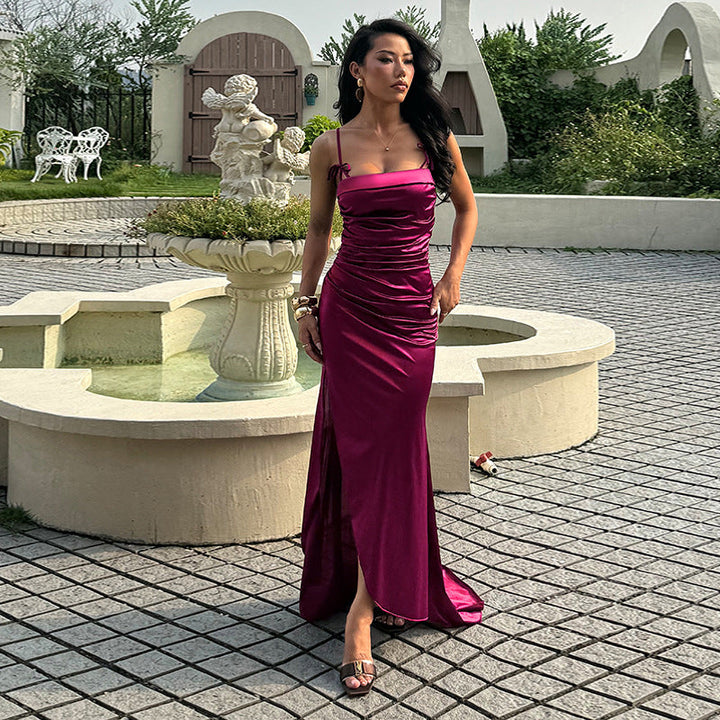 Artisio | Women Slim Fit Ruched Dress
