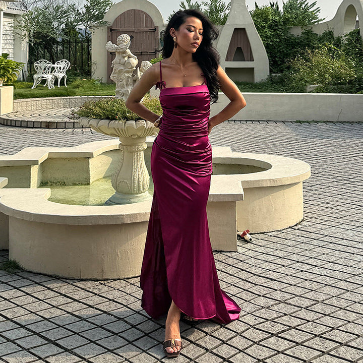 Artisio | Women Slim Fit Ruched Dress