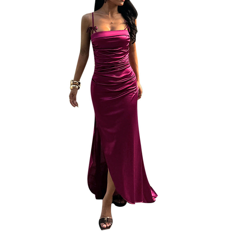 Artisio | Women Slim Fit Ruched Dress