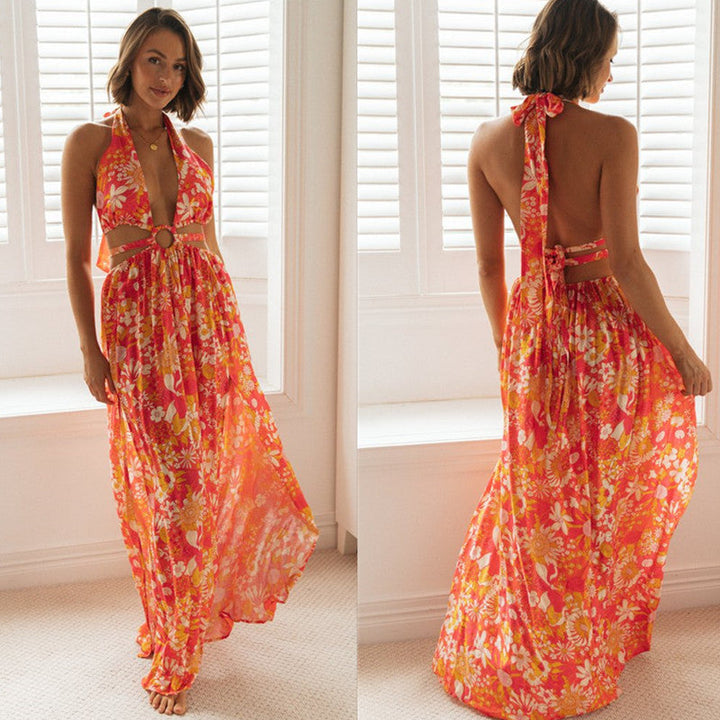 Artisio | Women Soft Floral Maxi Dress