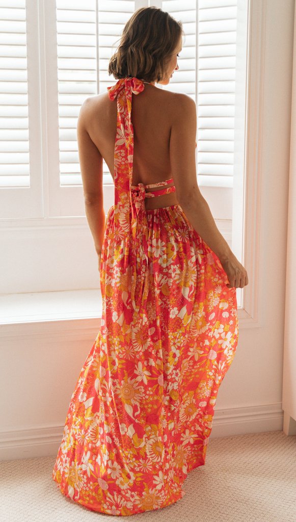 Artisio | Women Soft Floral Maxi Dress