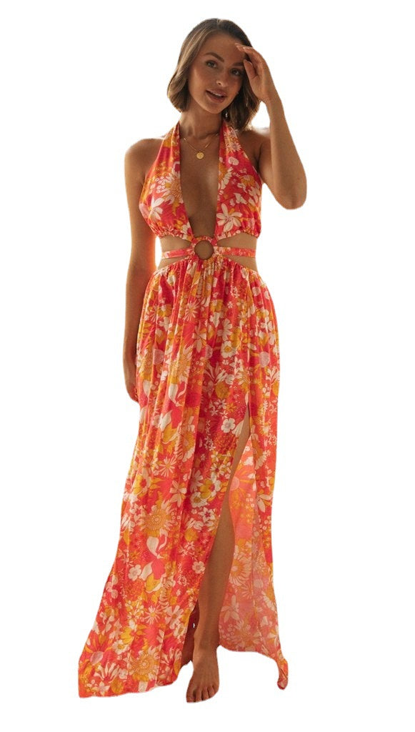 Artisio | Women Soft Floral Maxi Dress