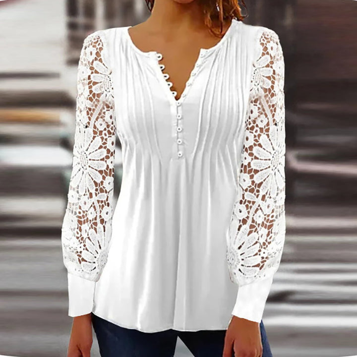 Artisio | Women Soft Flow Lace Blouse
