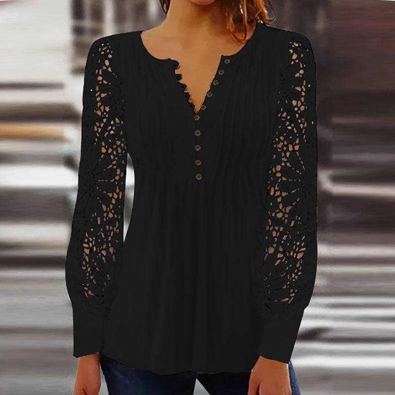 Artisio | Women Soft Flow Lace Blouse