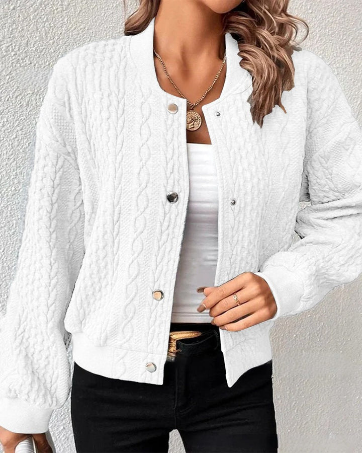 Artisio | Women Soft Knit Button Jacket