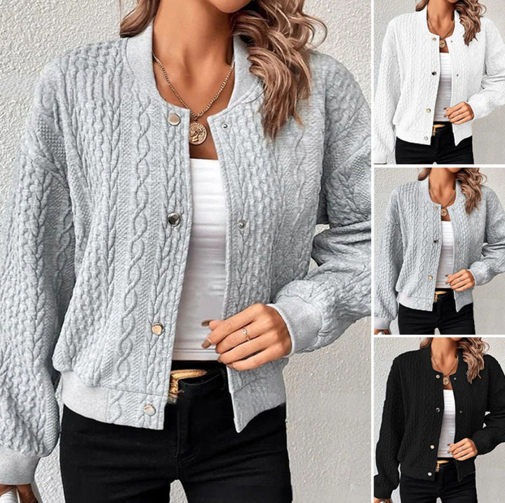 Artisio | Women Soft Knit Button Jacket