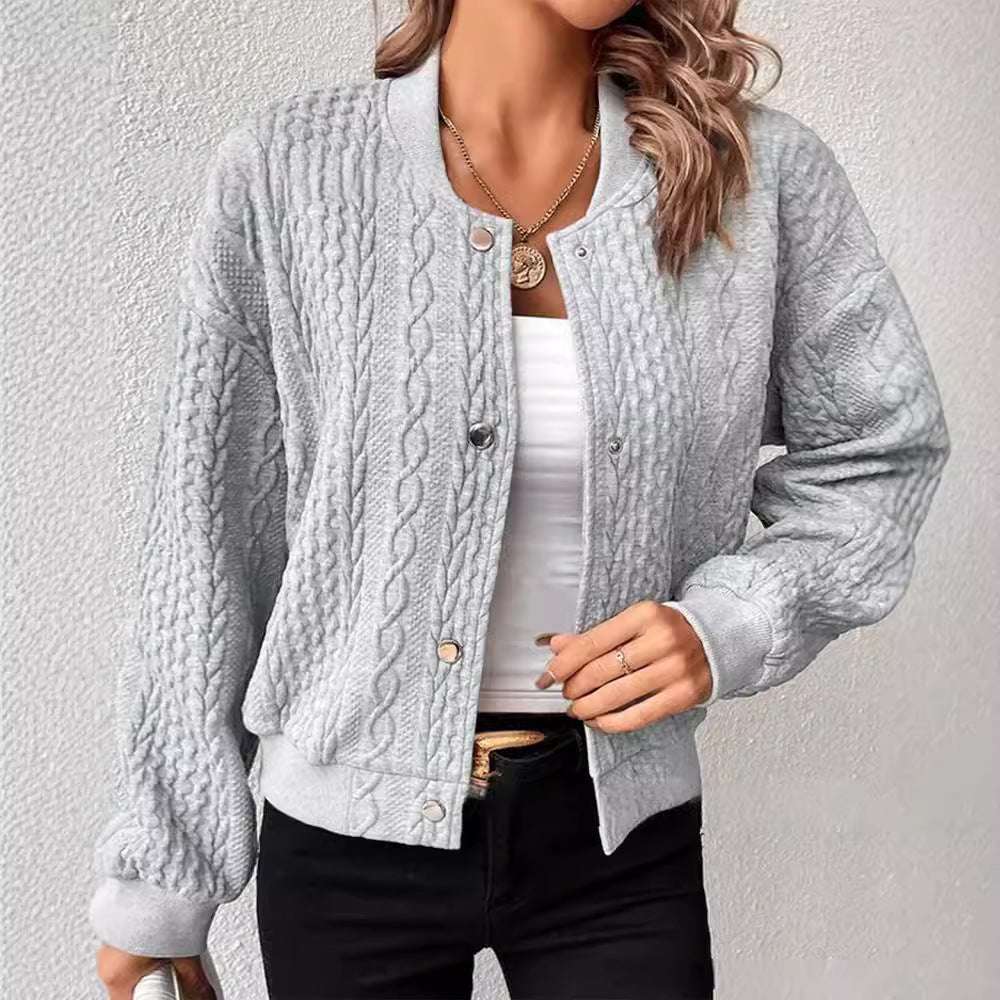 Artisio | Women Soft Knit Button Jacket