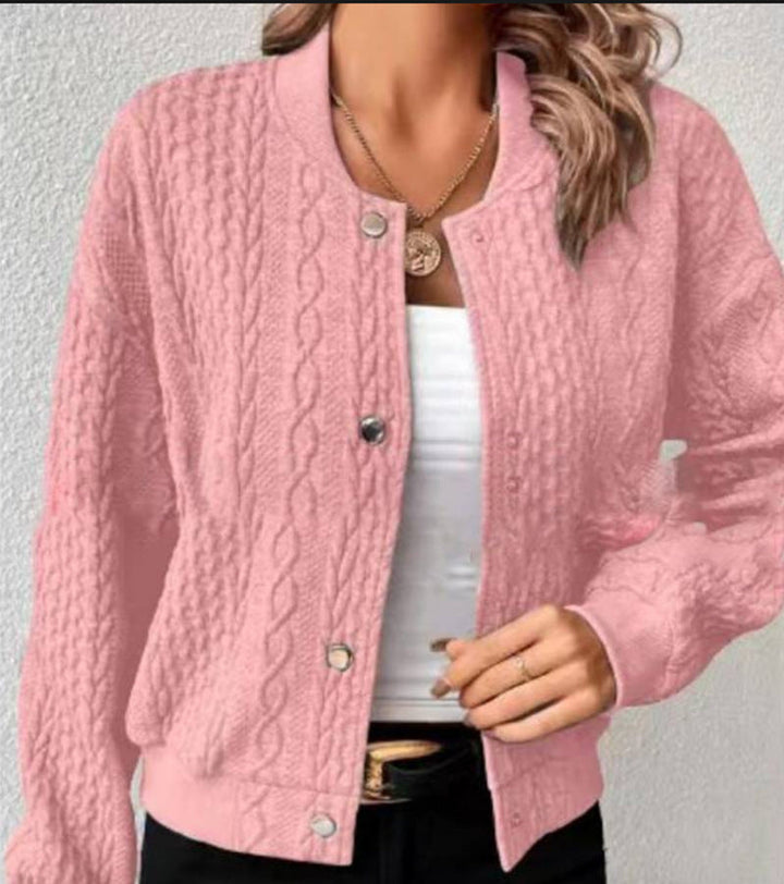 Artisio | Women Soft Knit Button Jacket