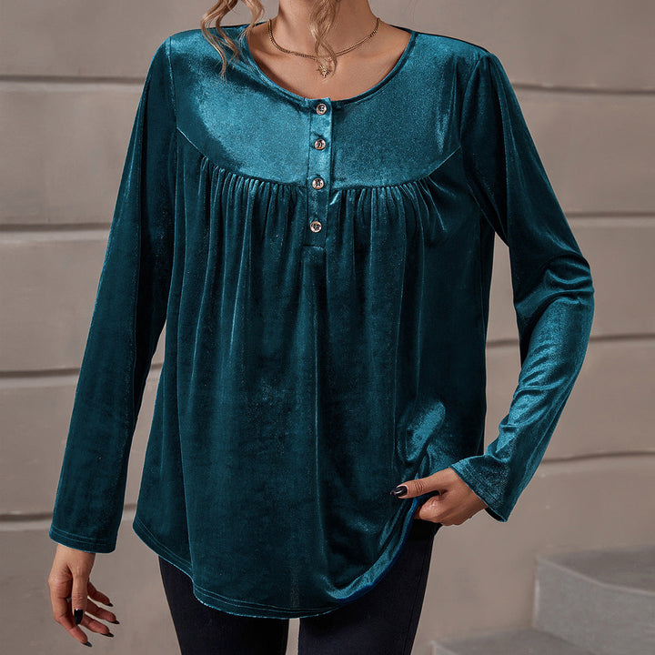 Artisio | Women Soft Luxe Long Sleeve Blouse