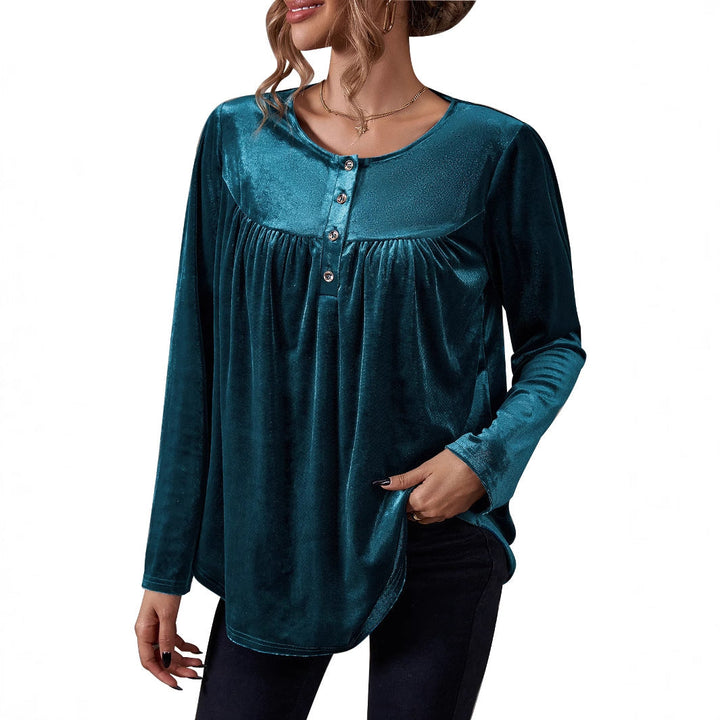 Artisio | Women Soft Luxe Long Sleeve Blouse