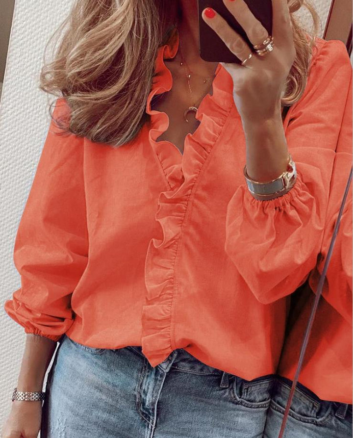 Artisio | Women Soft Ruffle Blouse
