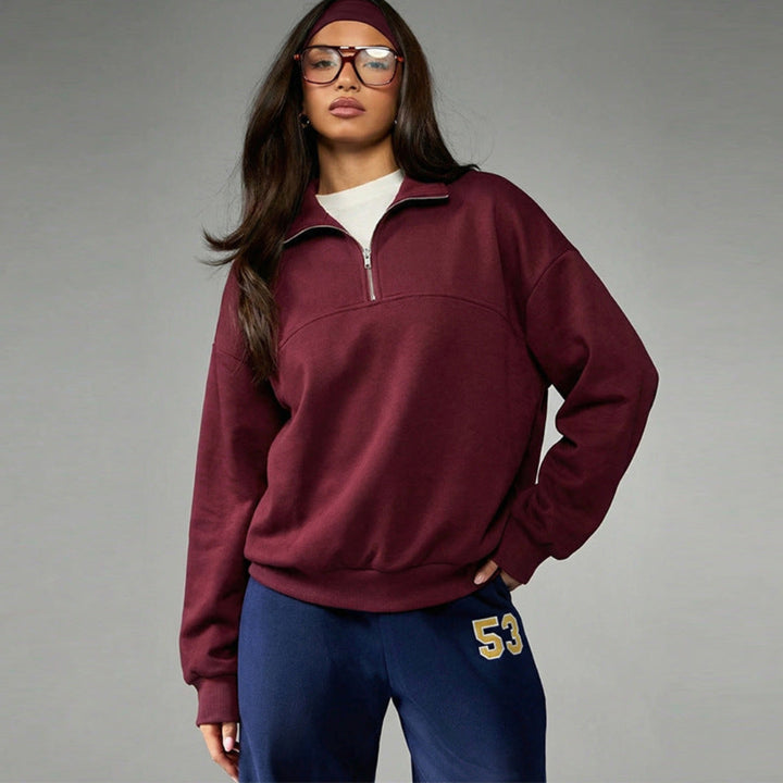 Artisio | Women Sport Half Zip Sweatshirt