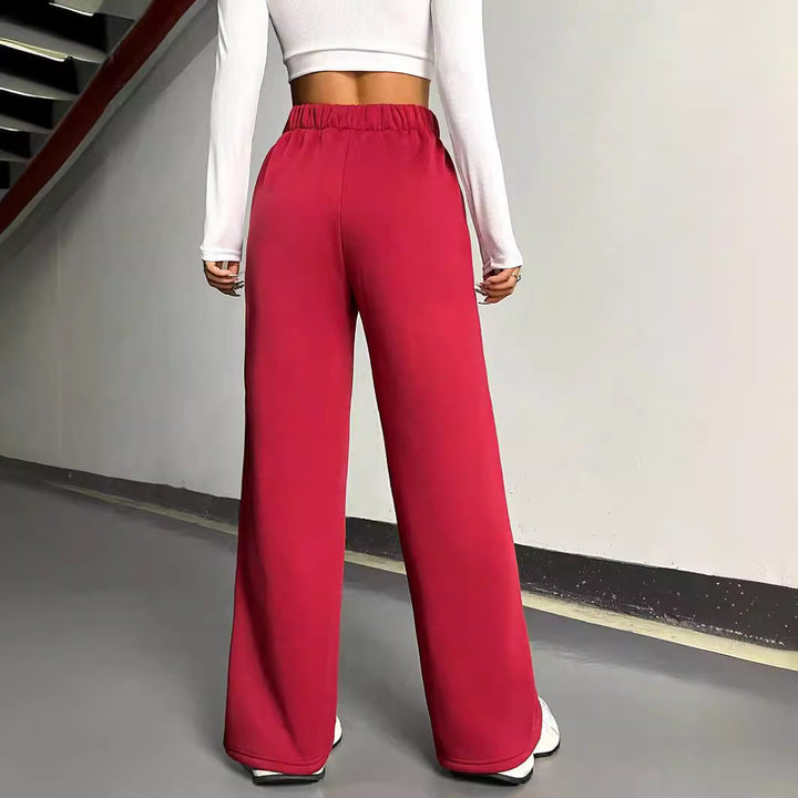 Artisio | Women Sport Stripe Wide Leg Pants