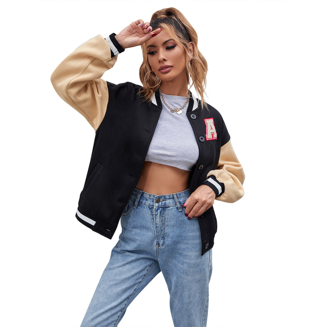 Artisio | Women Sporty College Bomber Jacket