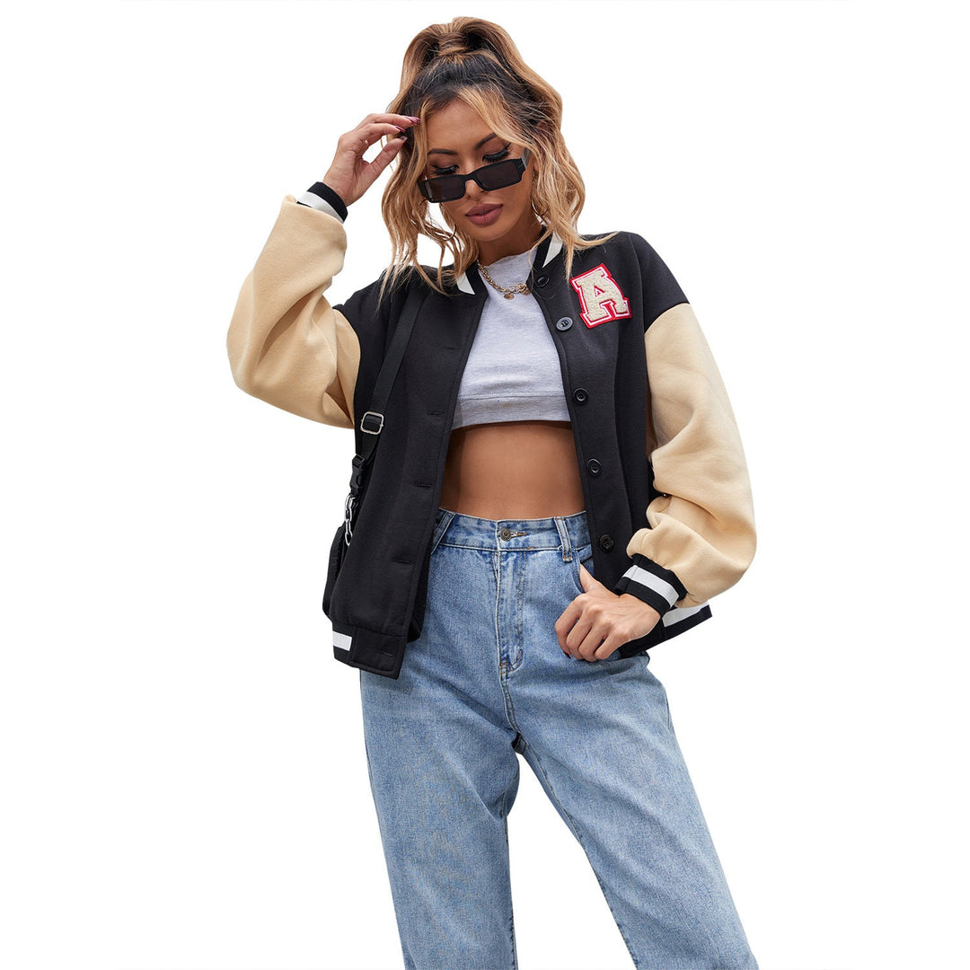 Artisio | Women Sporty College Bomber Jacket