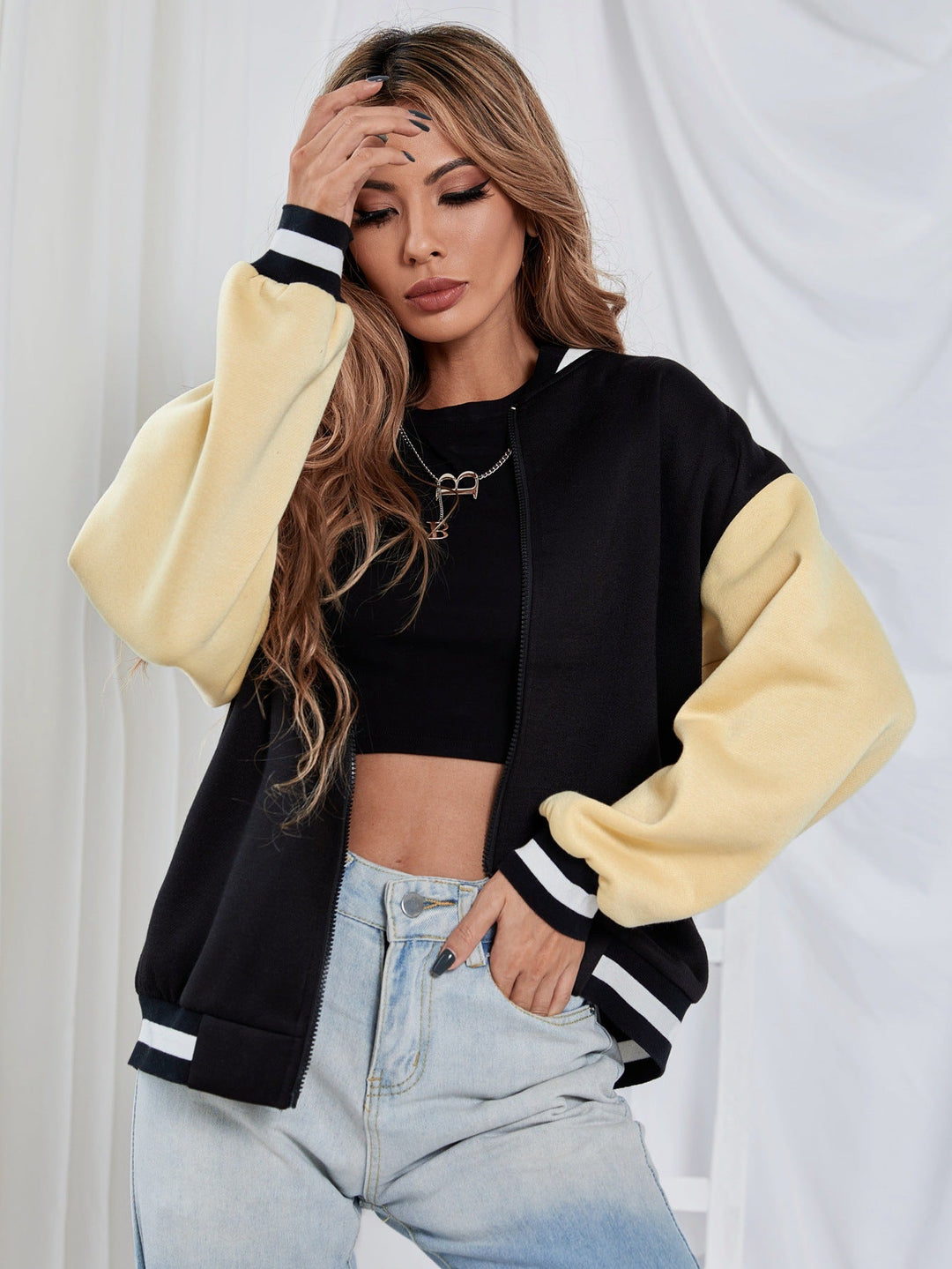 Artisio | Women Sporty Colorblock Jacket