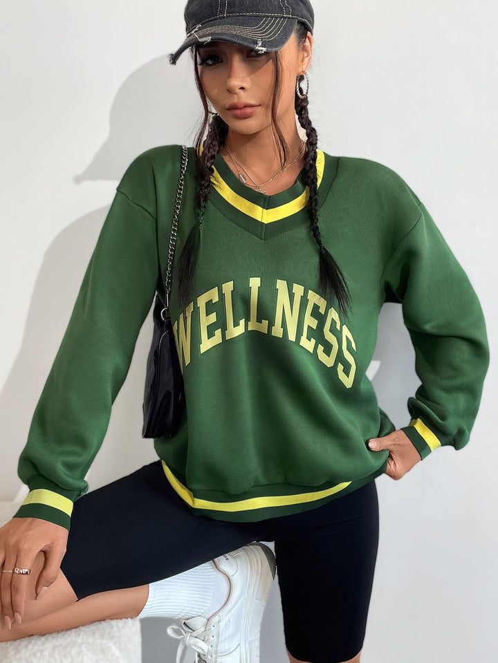 Artisio | Women Sporty Graphic Pullover
