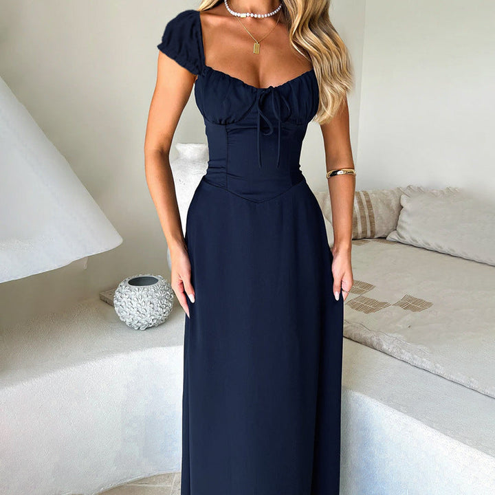 Artisio | Women Square Neck Maxi Dress