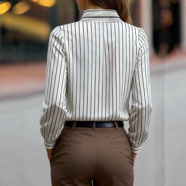 Artisio | Women Stripe Classic Blouse